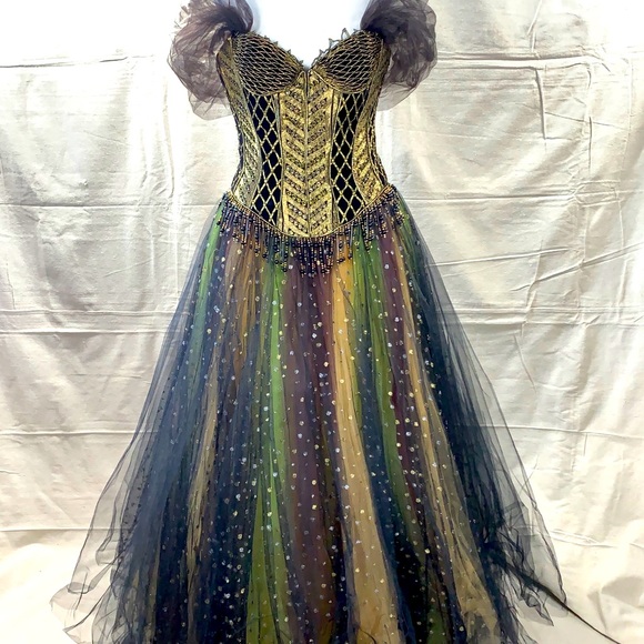 One-of-a-Kind Custom Bob Mackie Couture Evening Gown - Picture 3 of 13